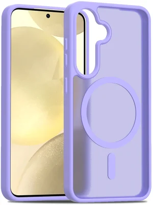 Joko Samsung Galaxy S25 Jota Magsafe Kapak - Lila