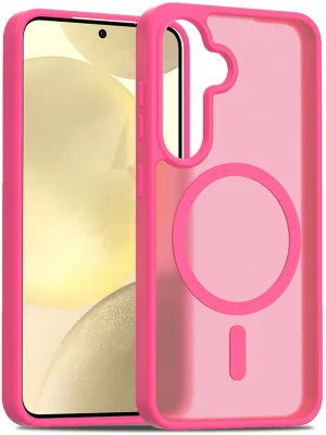 Joko Samsung Galaxy S25 Jota Magsafe Kapak - Rose