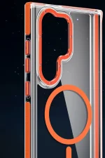 Joko Samsung Galaxy S25 Ultra Bella Magsafe Kapak - Derin Mor - Görsel 2