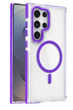 Joko Samsung Galaxy S25 Ultra Bella Magsafe Kapak - Derin Mor