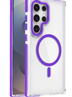 Joko Samsung Galaxy S25 Ultra Bella Magsafe Kapak - Derin Mor