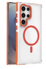 Joko Samsung Galaxy S25 Ultra Bella Magsafe Kapak - Turuncu