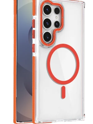 Joko Samsung Galaxy S25 Ultra Bella Magsafe Kapak - Turuncu