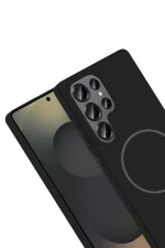 Joko Samsung Galaxy S25 Ultra Broş Magsafe Kapak - Füme - Görsel 3