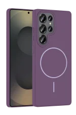 Joko Samsung Galaxy S25 Ultra Broş Magsafe Kapak - Mor
