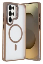 Joko Samsung Galaxy S25 Ultra Flet Lens Magsafe Kapak - Gold
