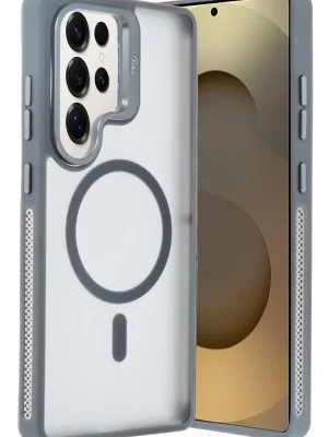 Joko Samsung Galaxy S25 Ultra Flet Lens Magsafe Kapak - Gri