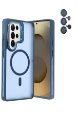 Joko Samsung Galaxy S25 Ultra Flet Lens Magsafe Kapak - Lacivert - Görsel 2