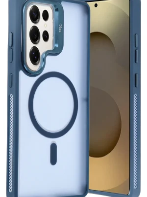 Joko Samsung Galaxy S25 Ultra Flet Lens Magsafe Kapak - Lacivert