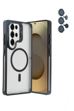 Joko Samsung Galaxy S25 Ultra Flet Lens Magsafe Kapak - Siyah - Görsel 3