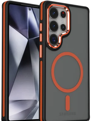 Joko Samsung Galaxy S25 Ultra Winner Magsafe Kapak - Turuncu