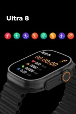 Joko Ultra 8 2.1 inç IPS Ekran Konuşma ve NFC Özellikli Akıllı Saat - Gümüş - Görsel 3