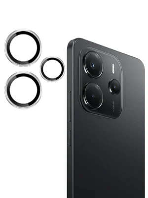 Joko Xiaomi Redmi Note 14 4G PVD Metal Kamera Lens - Gümüş