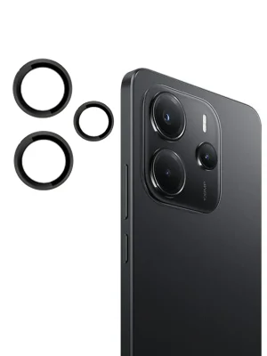 Joko Xiaomi Redmi Note 14 4G PVD Metal Kamera Lens - Siyah
