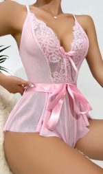 Kadın Siyah Fantezi Gecelik Tül Dantel detaylı fantezi gecelik 2117 - Görsel 2