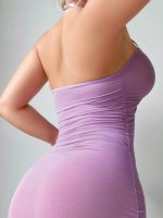 Kadın Mor Tül Zincir Detaylı Fantezi Kostüm 2174 - Görsel 2