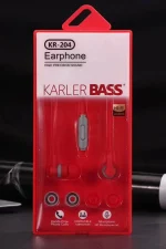 Karler Bass KR-204 Kablolu Kulaklık - Kırmızı - Görsel 4