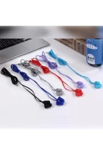 Karler Bass KR-207 Mıknatıslı Kablolu Kulaklık - Kırmızı - Görsel 2