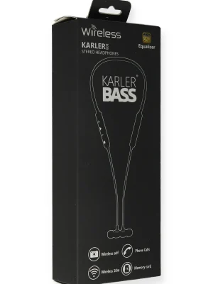 Karler Bass KR103 Kablosuz Kulaklık - Siyah
