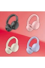 Karler Bass KRH4 Aktif Gürültü Engelleyici Özellikli Kafaüstü Kablosuz Bluetooth Kulaklık - Siyah - Görsel 2