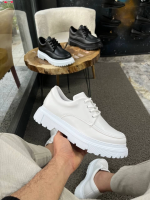 Kb-X6 Kuback Beyaz Cilt Günlük Erkek Ayakkabı (Numara: 43) - Görsel 3