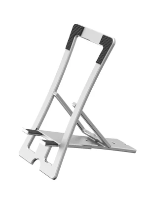 Konfulon CM23 Ayarlanabilir Katlanabilir Masaüstü Telefon Tutucu - Gümüş