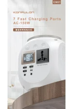 Konfulon CN01 Powerbank 45.000 mAh Kamp Şarj PD - Beyaz - Görsel 4