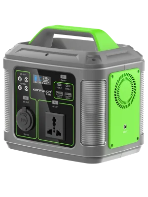 Konfulon CN04 Powerbank 300W 60.000 mAh 5W Led Işıklı Kamp Şarj PD 60W - Gri