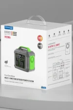 Konfulon CN04 Powerbank 300W 60.000 mAh 5W Led Işıklı Kamp Şarj PD 60W - Gri - Görsel 5