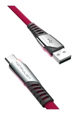 Konfulon DC18 Type-C Kablo 1M 5A - Kırmızı