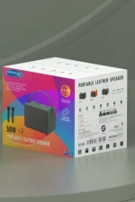 Konfulon F31 50W Sürücülü 2 Adet Mikrofonlu BT 5.2 Kablosuz Hoparlör - Turuncu - Görsel 5