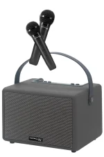 Konfulon F32 2x50W Sürücülü 2 Adet Mikrofonlu BT 5.2 Kablosuz Hoparlör - Siyah - Görsel 3