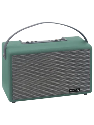 Konfulon F32 2x50W Sürücülü 2 Adet Mikrofonlu BT 5.2 Kablosuz Hoparlör - Yeşil