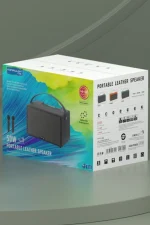 Konfulon F32 2x50W Sürücülü 2 Adet Mikrofonlu BT 5.2 Kablosuz Hoparlör - Yeşil - Görsel 5