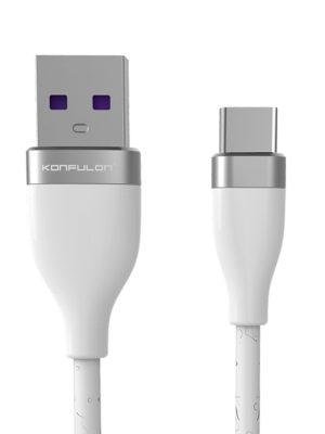 Konfulon S84 Seramik Uçlu Type-C 1M 3.1A - Beyaz