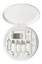 Konfulon SN06 3in1 Kablo ve Kart Düzenleyici - Beyaz