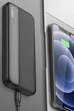 Lanex LP01 10.000 mAh 22.5W PD Hızlı Şarj Powerbank - Siyah - Görsel 4