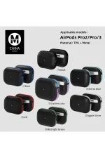 Movenchy Airpods 3 (3.nesil) MO-A8 Armor Kılıf - Siyah - Görsel 3