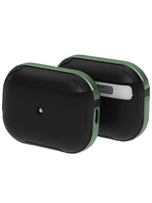 Movenchy Airpods Pro 2 (2.nesil) MO-A8 Armor Kılıf - Koyu Yeşil