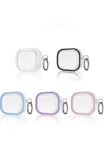 Movenchy Airpods Pro 2 (2.nesil) Shiny Şeffaf Kılıf - Pembe - Görsel 3