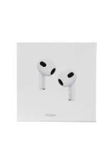 Movenchy Airpods Tesna Buds 4 Aktif Gürültü Engelleyici Özellikli Bluetooth Kulaklık - Beyaz - Görsel 4