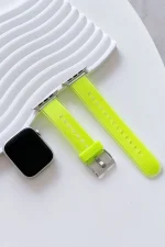 Movenchy Watch 38mm Jelly Silikon Kordon - Yeşil - Görsel 2