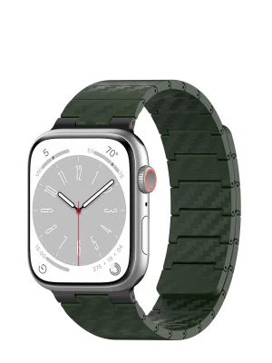 Movenchy Watch 45mm Carbon Steel Kordon - Koyu Yeşil