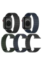 Movenchy Watch 45mm Carbon Steel Kordon - Lacivert - Görsel 3