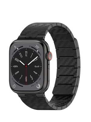 Movenchy Watch 45mm Carbon Steel Kordon - Siyah