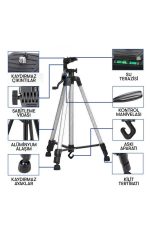 Newface 3366 Tripod - Gümüş - Görsel 7