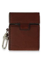 Newface Airpods 2 (2.nesil) Deri Kılıf - Bordo