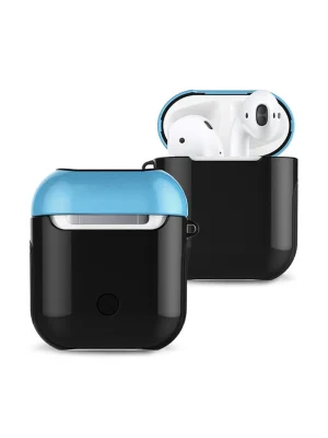 Newface Airpods 2 (2.nesil) 3in1 Kılıf - Siyah-Mavi