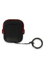 Newface Airpods 2 (2.nesil) Cool Kılıf - Siyah-Kırmızı