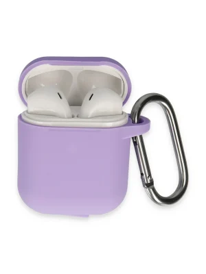 Newface Airpods 2 (2.nesil) Hang Kılıf - Lila